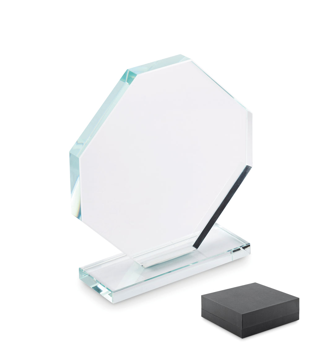 RUMBO Crystal Glass Award Trophy with Gift Box
