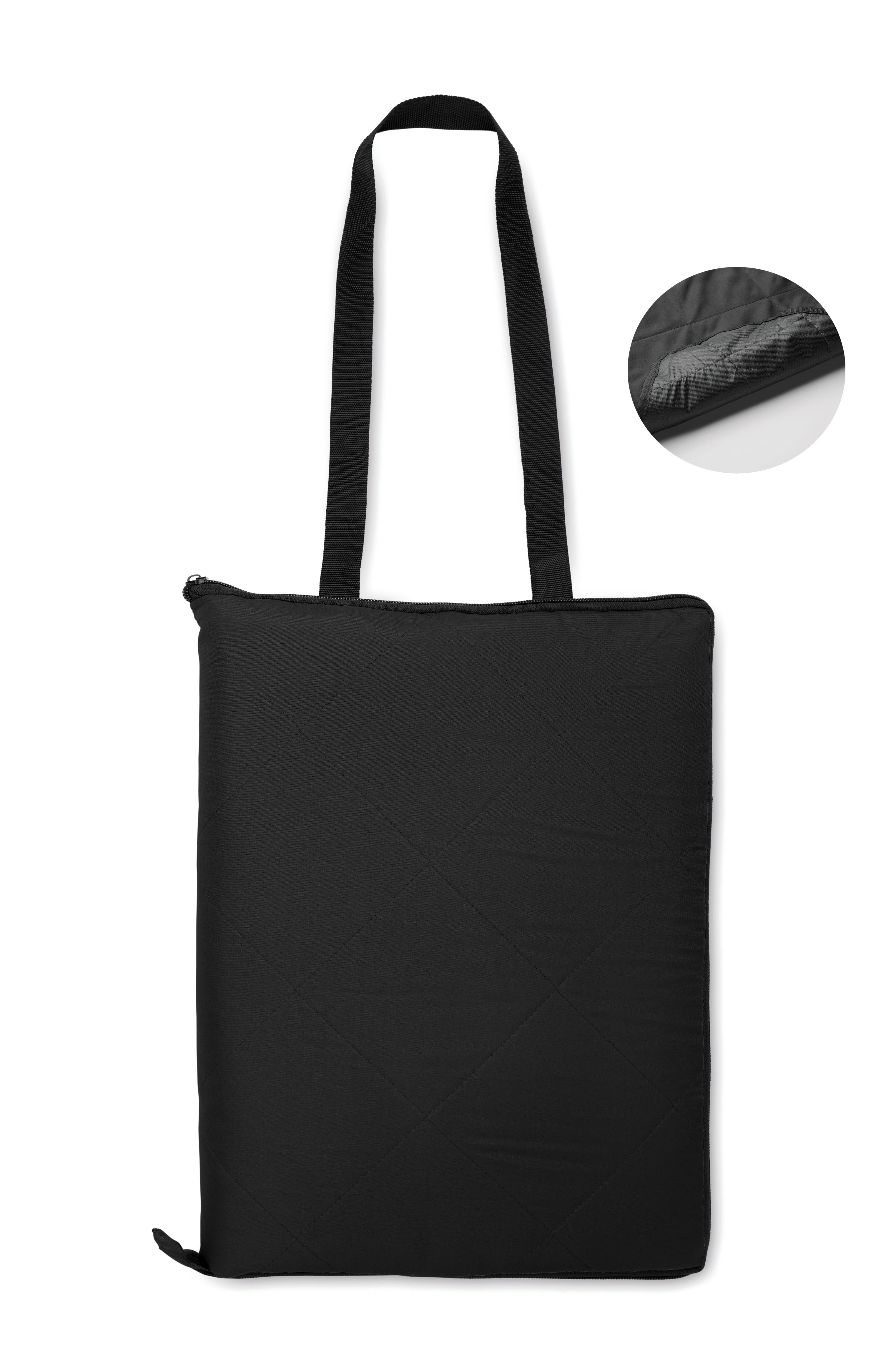 PACAM Foldable Quilted Picnic Blanket with Tote
