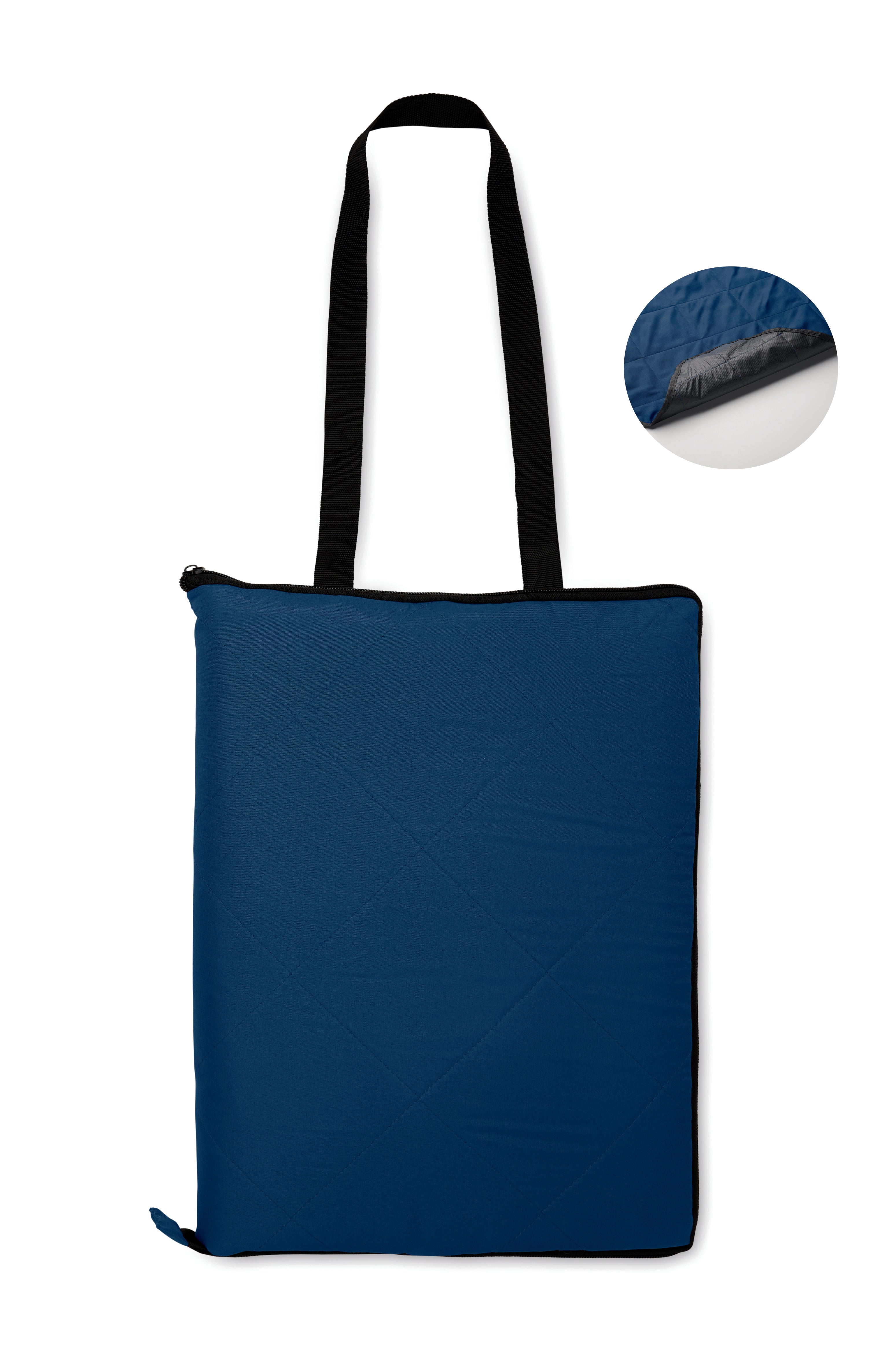 PACAM Foldable Quilted Picnic Blanket with Tote