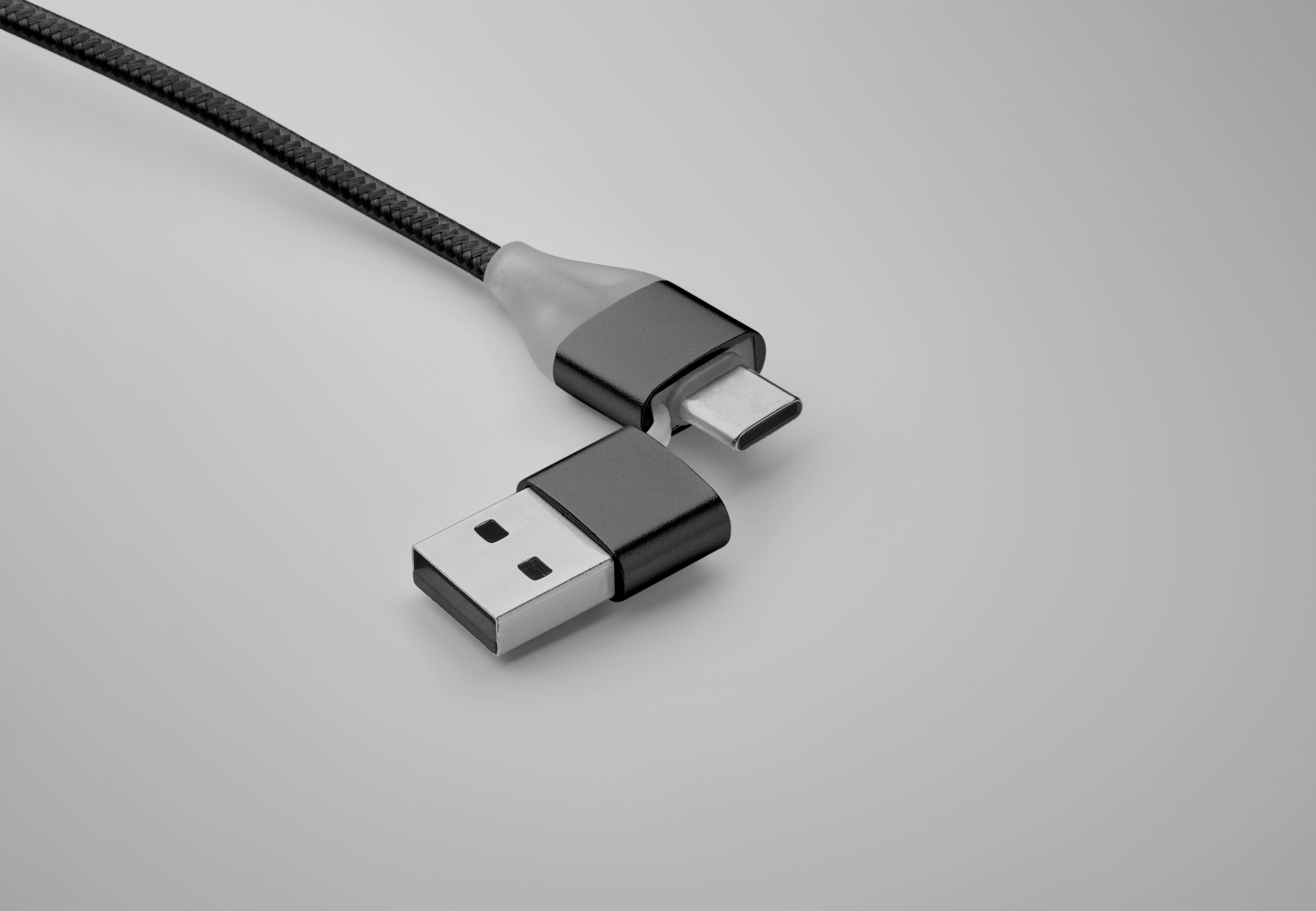 BLUE 4-in-1 Type-C Charging Cable Keyring