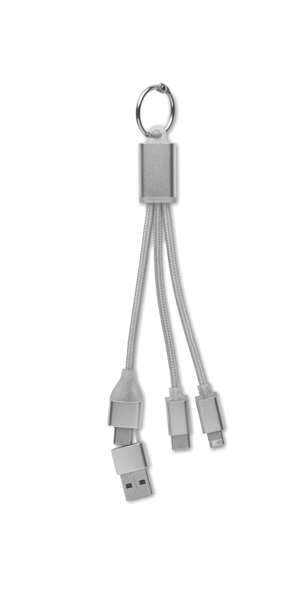 BLUE 4-in-1 Type-C Charging Cable Keyring