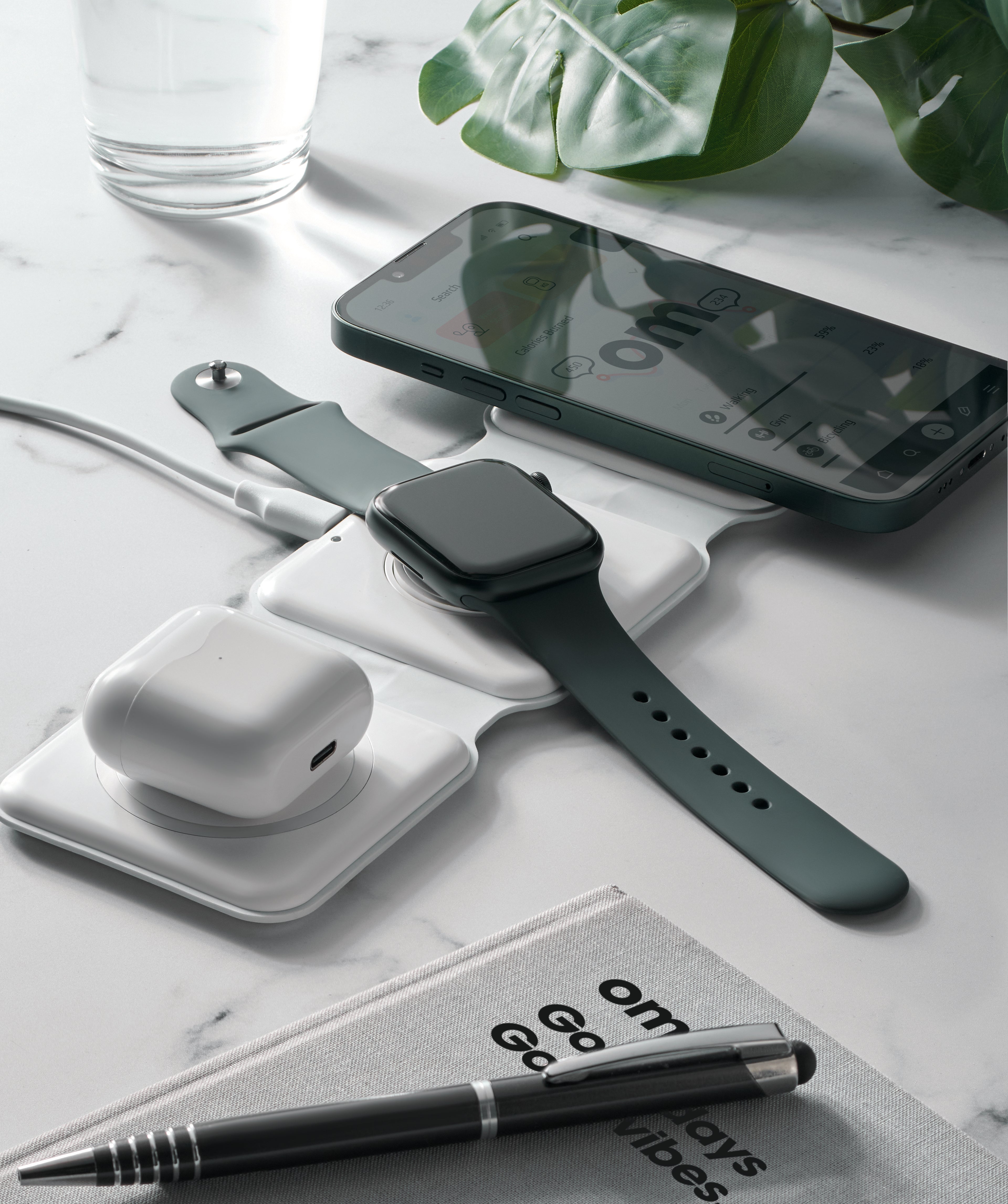 ORIO 3-in-1 Foldable Wireless Charging Station