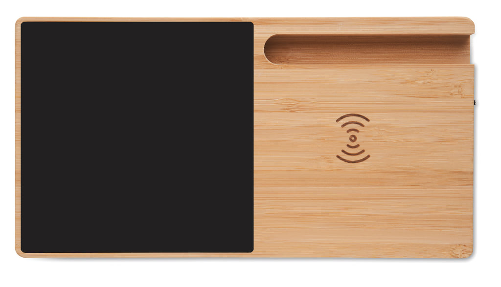 SIBIT Bamboo Wireless Charger with Mug Warmer