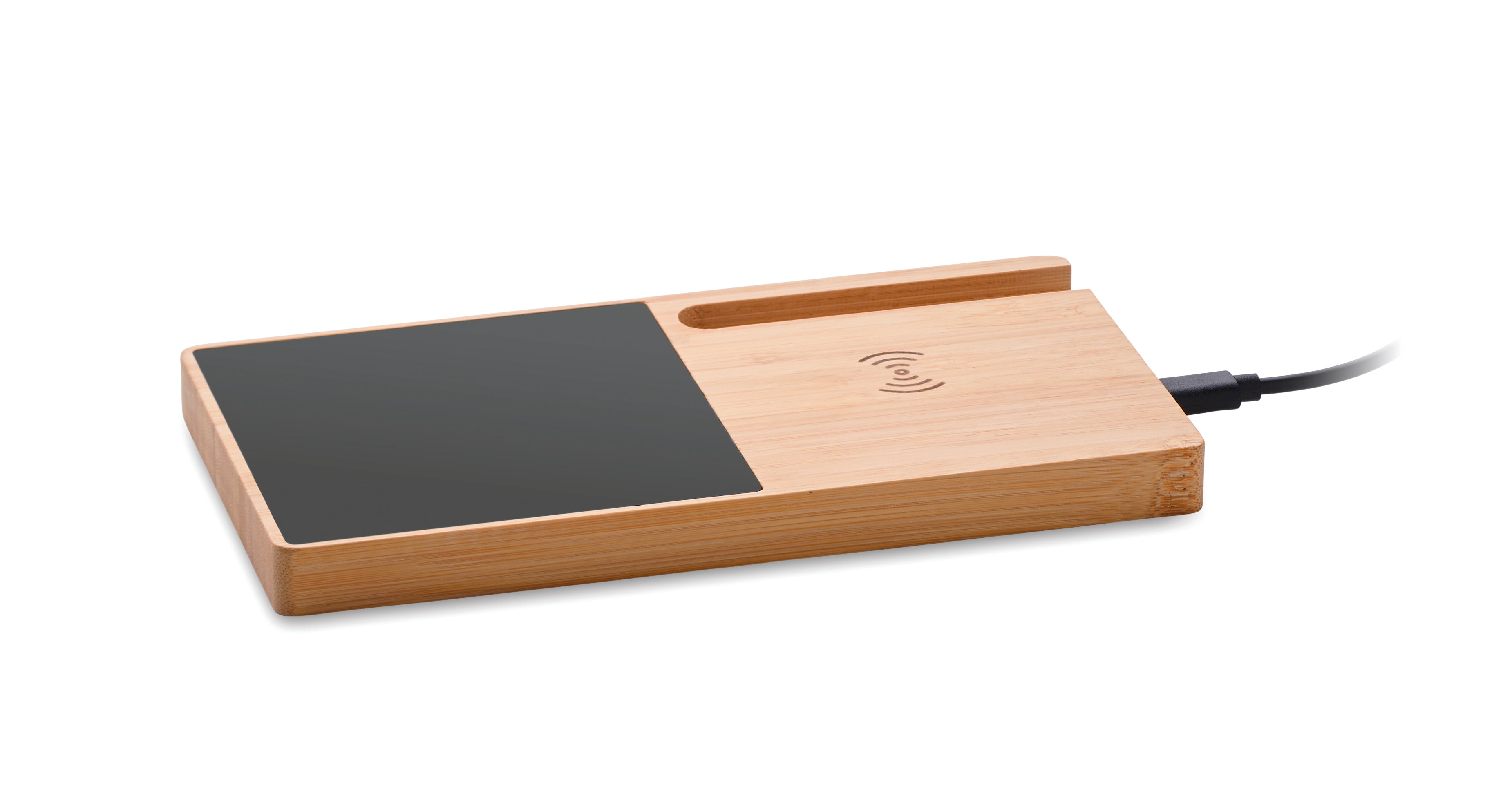 SIBIT Bamboo Wireless Charger with Mug Warmer