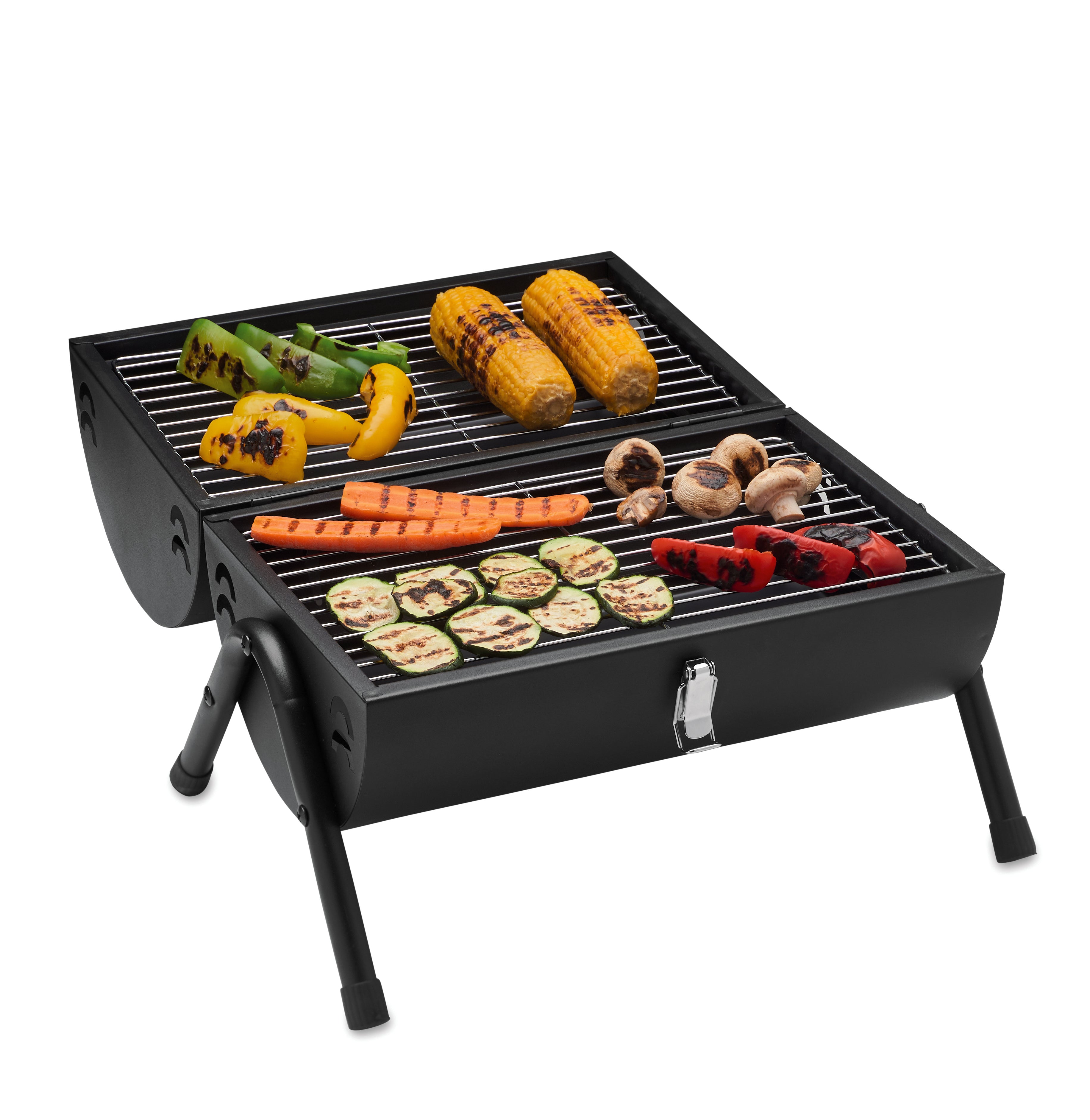 Chimey Portable Barrel Barbecue with Chimney