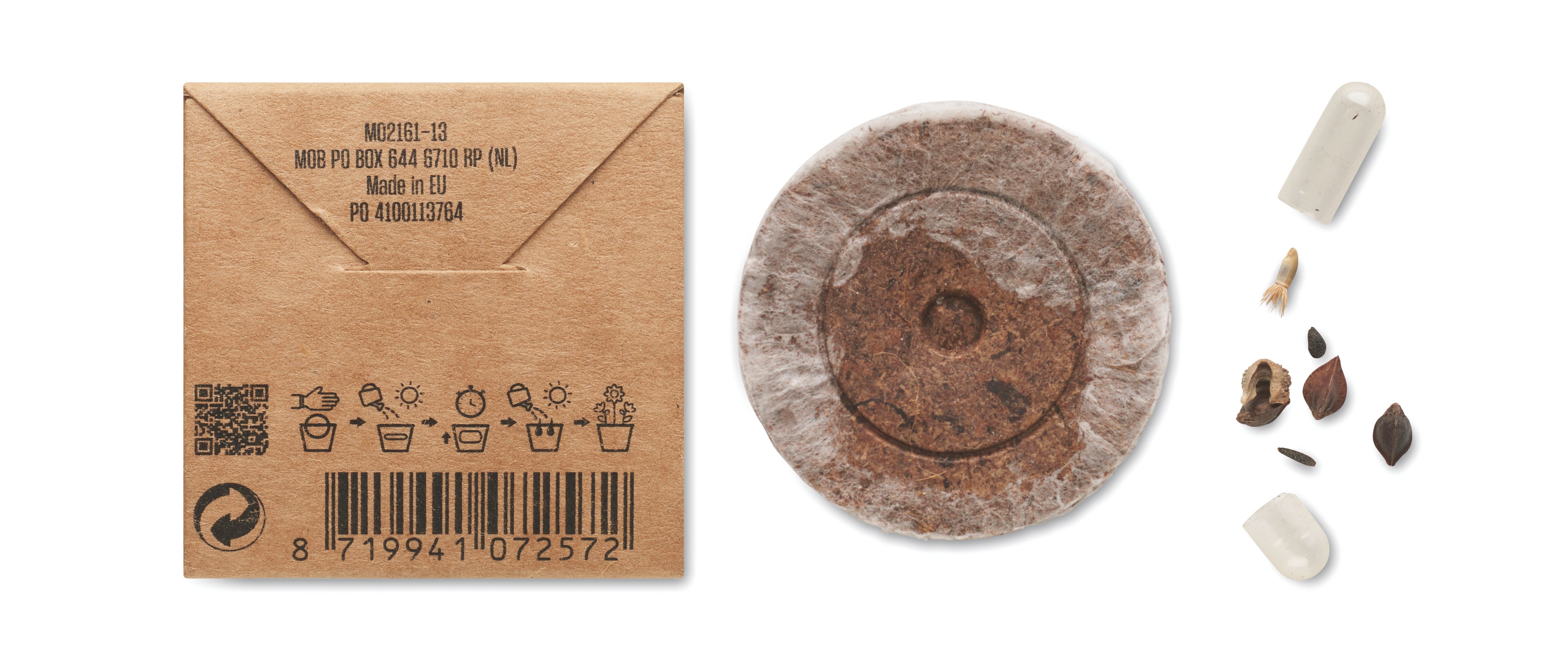 FLOMIX Pressed Peat Disc with Mixed Flower Seeds