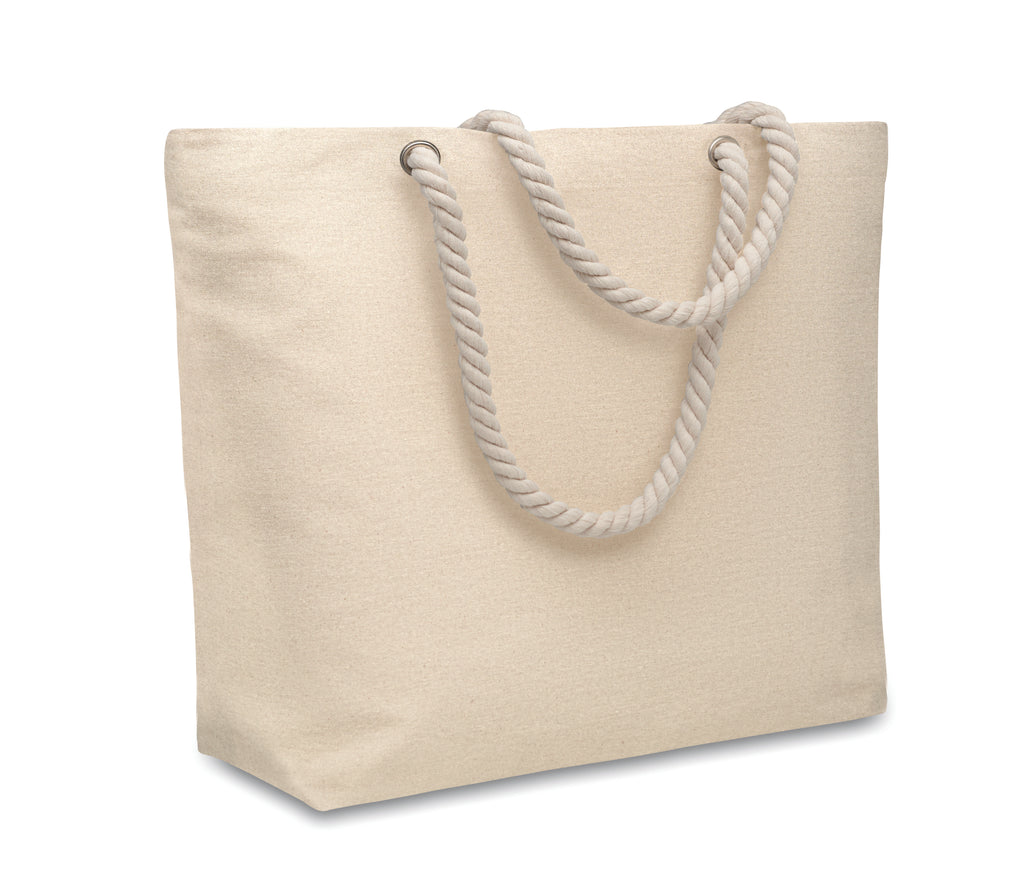 MARE Recycled Cotton Beach Bag with Cord Handles