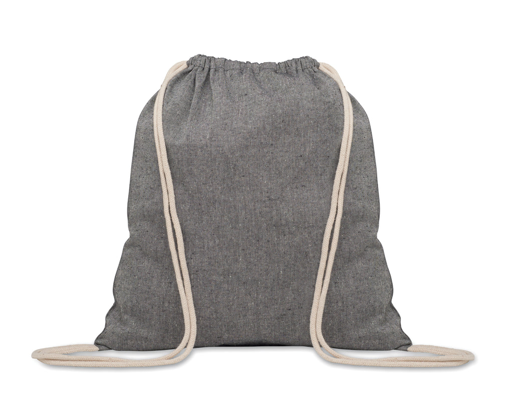MUJIKA Recycled Cotton Drawstring Bag 140gsm