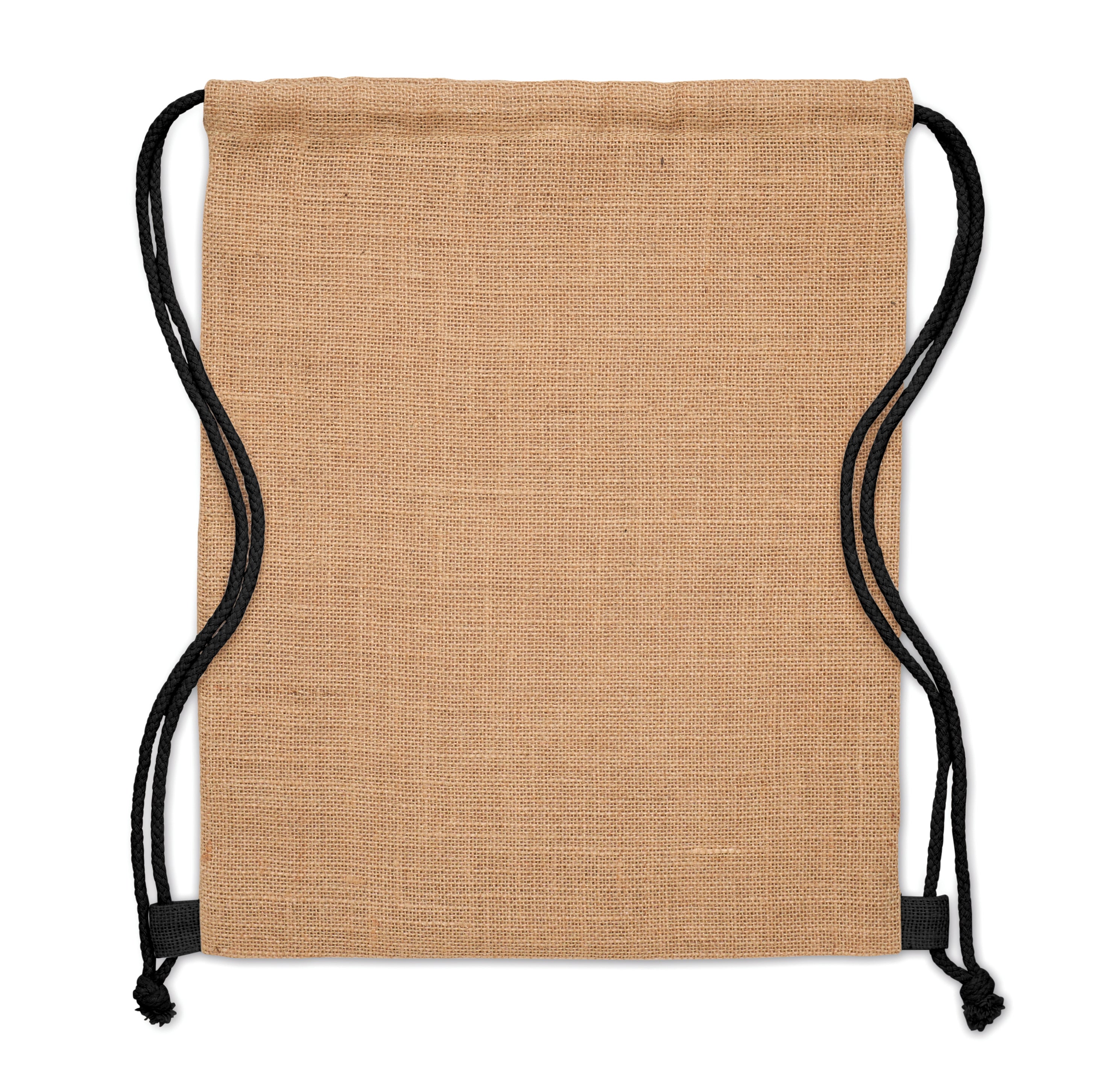 FUKURO Jute Drawstring Bag with Cotton Cord