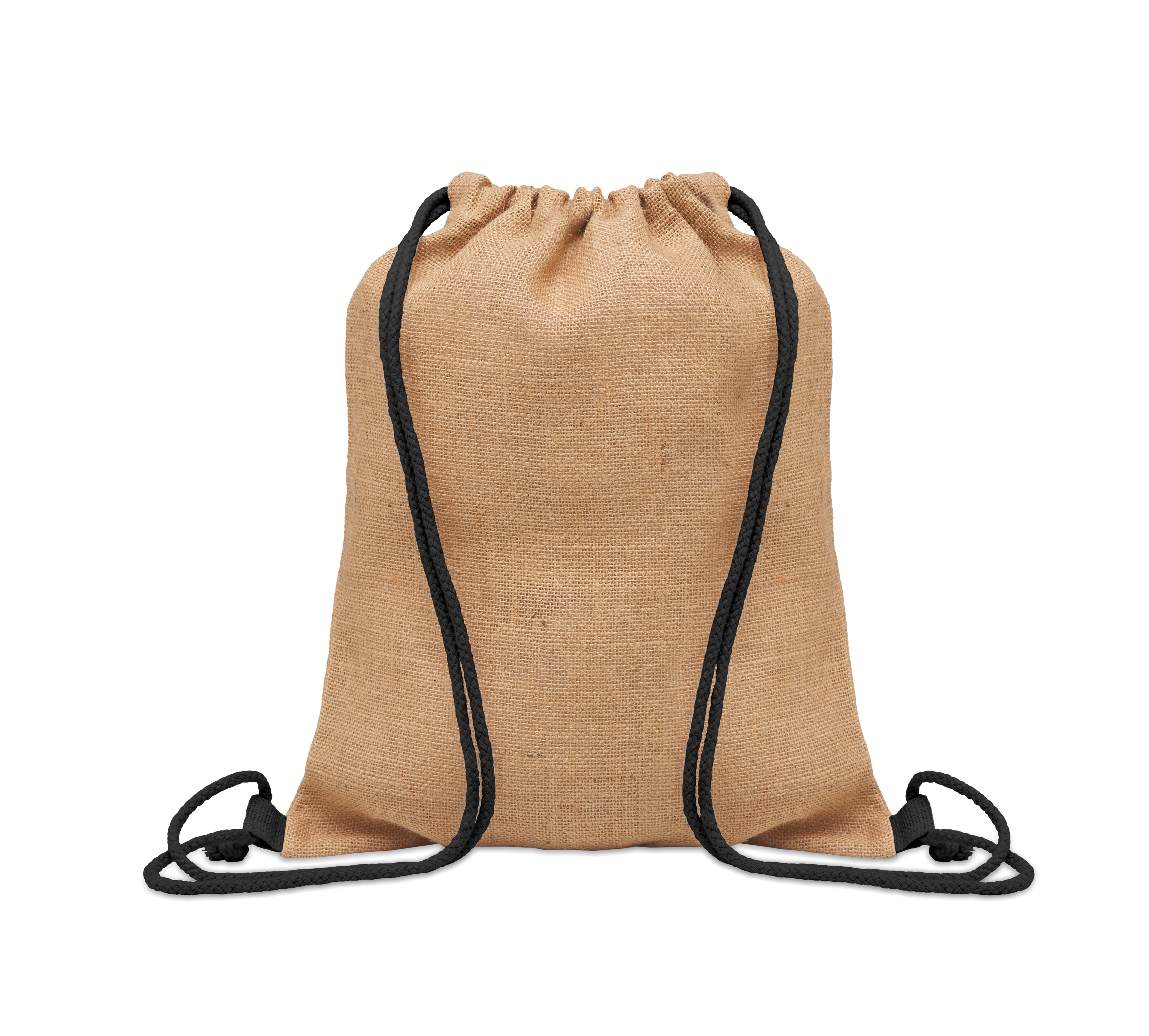 FUKURO Jute Drawstring Bag with Cotton Cord