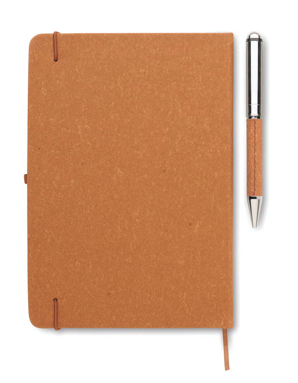 Eleganote Recycled Leather A5 Notebook Gift Set