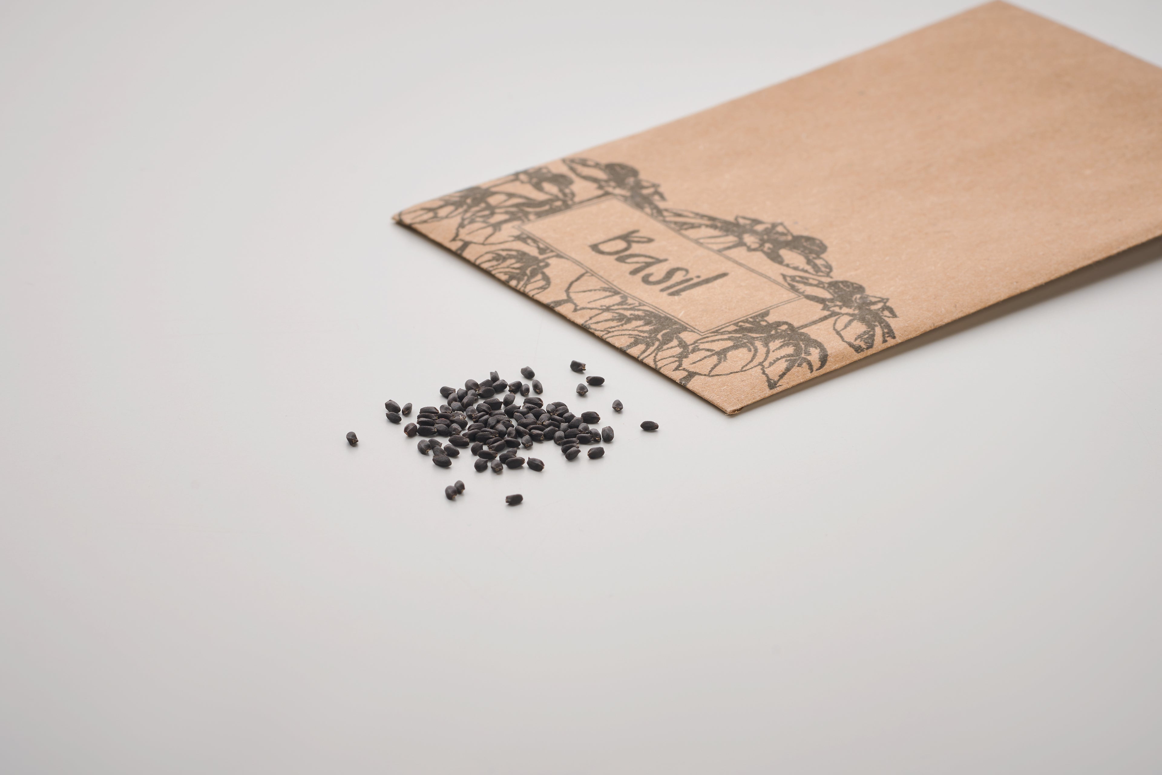 Basilop Basil Seeds in Craft Envelope