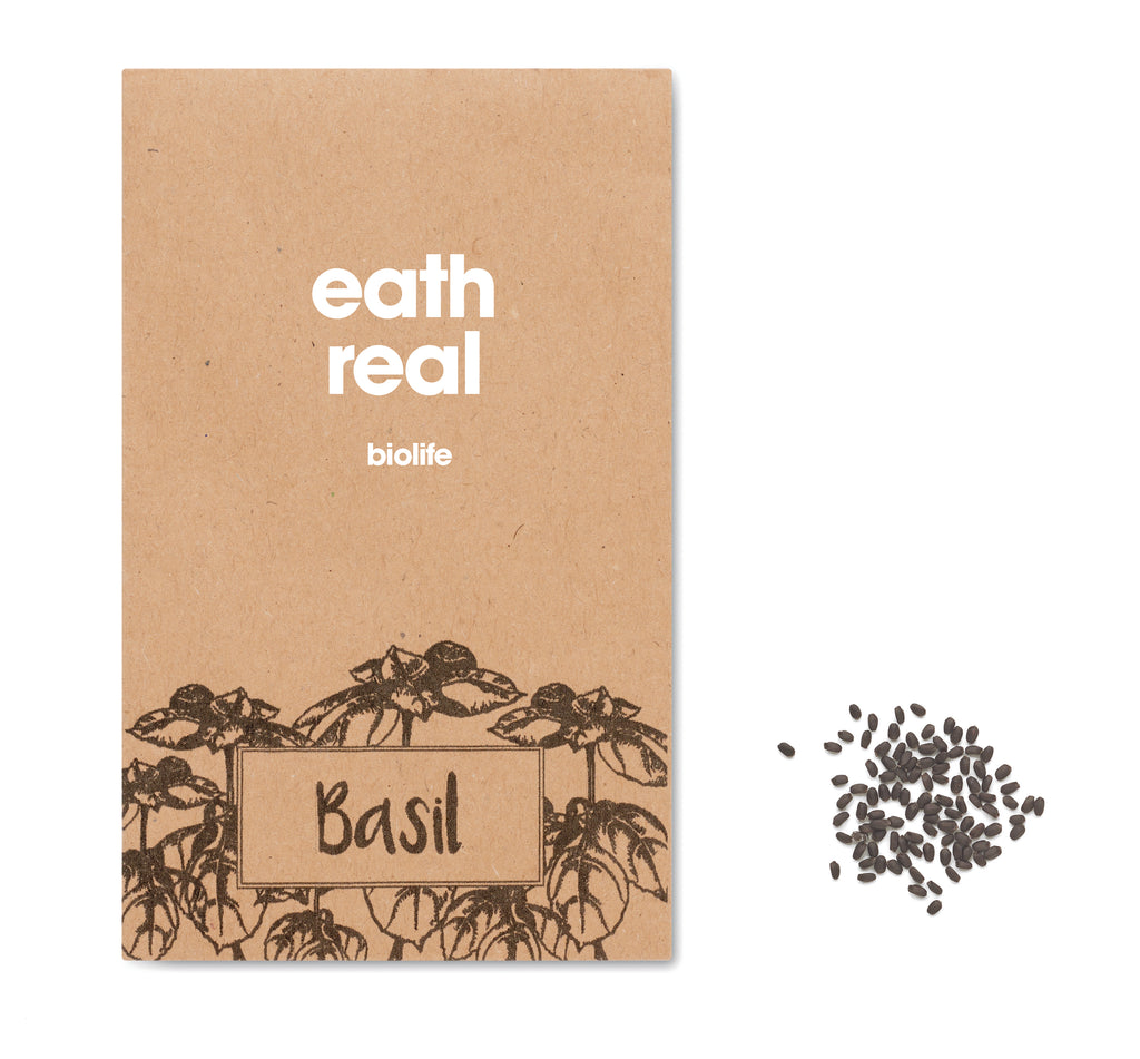 Basilop Basil Seeds in Craft Envelope