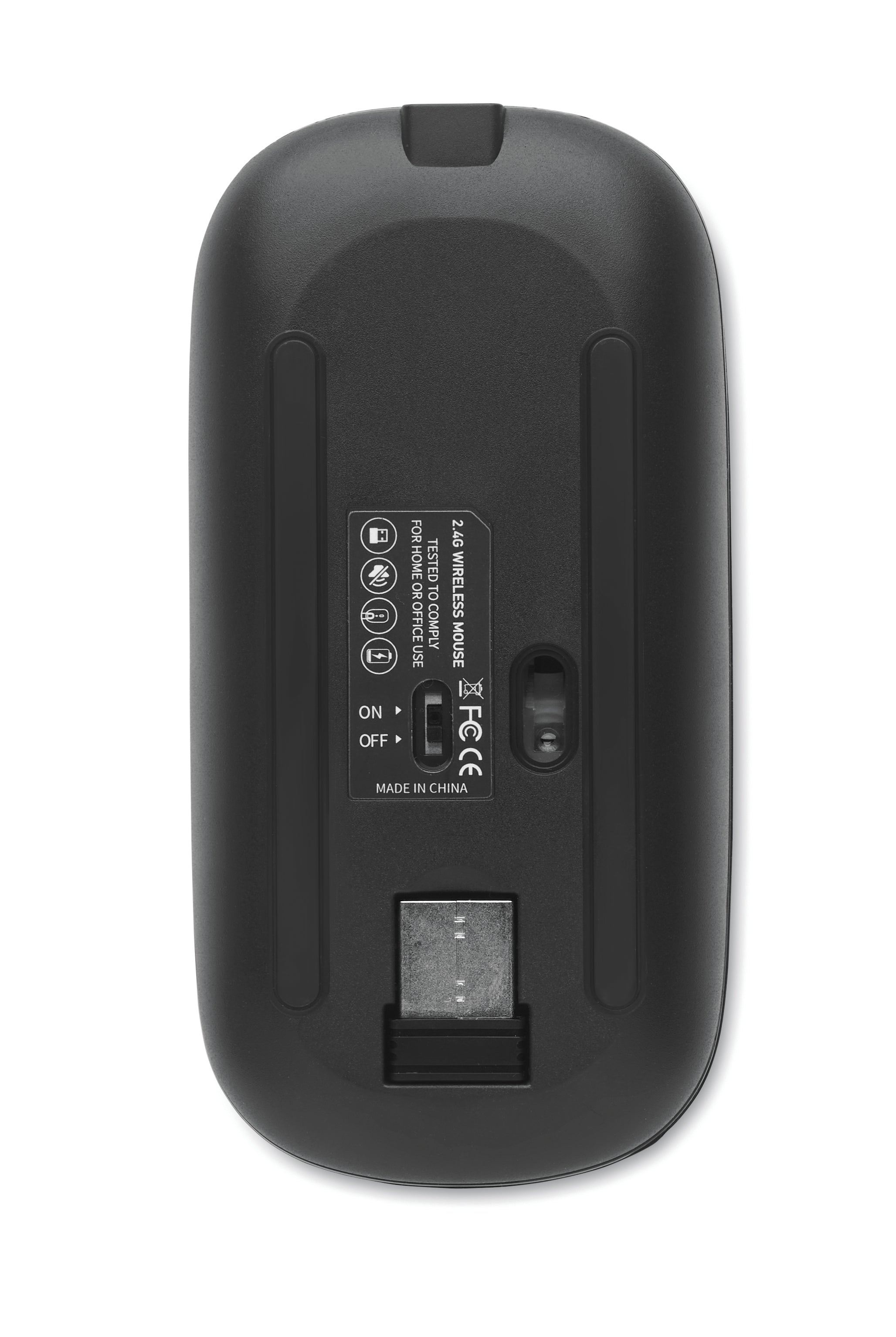 CURVY C Rechargeable Wireless Mouse in Recycled ABS