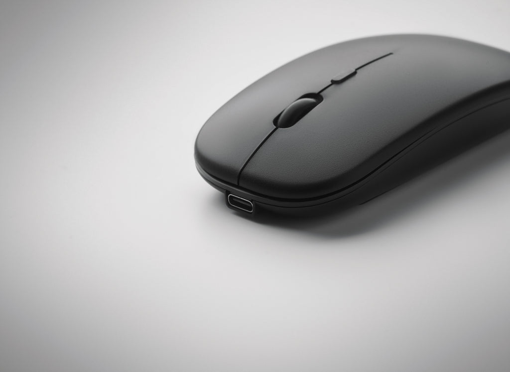 CURVY C Rechargeable Wireless Mouse in Recycled ABS