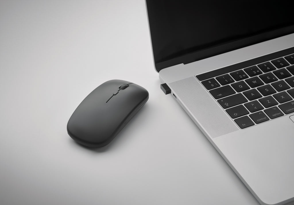 CURVY C Rechargeable Wireless Mouse in Recycled ABS