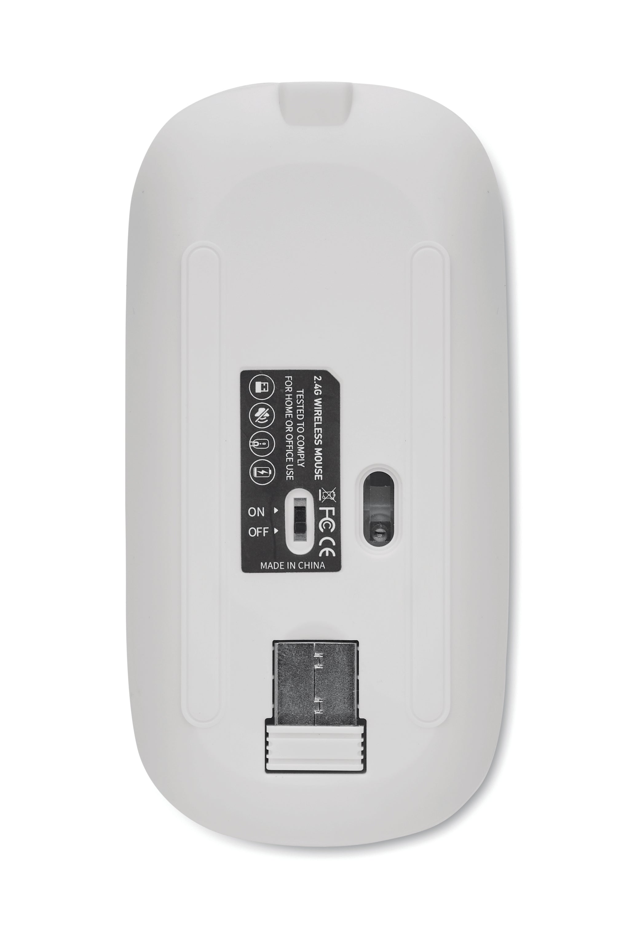 CURVY C Rechargeable Wireless Mouse in Recycled ABS