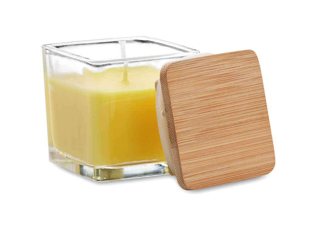 PILA Scented Candle with Bamboo Lid 50g