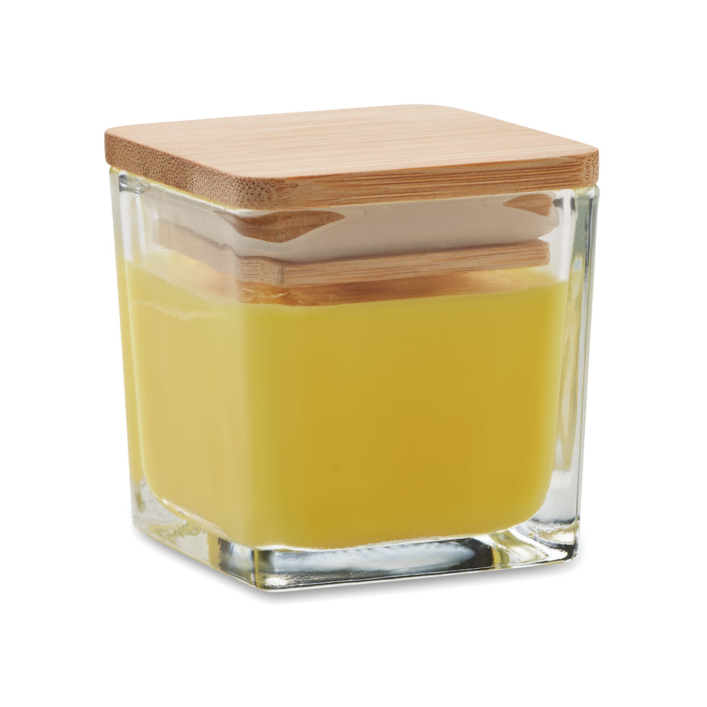 PILA Scented Candle with Bamboo Lid 50g