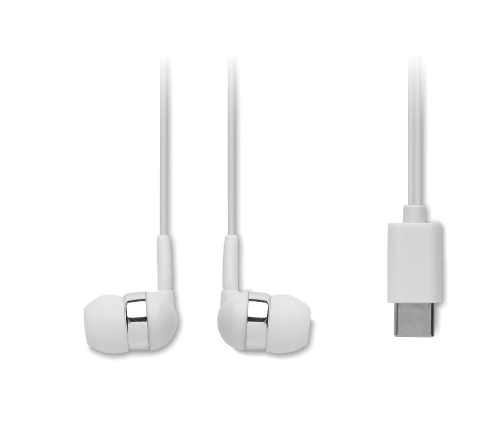 MUSISOFT C USB-C Earphones with Storage Case