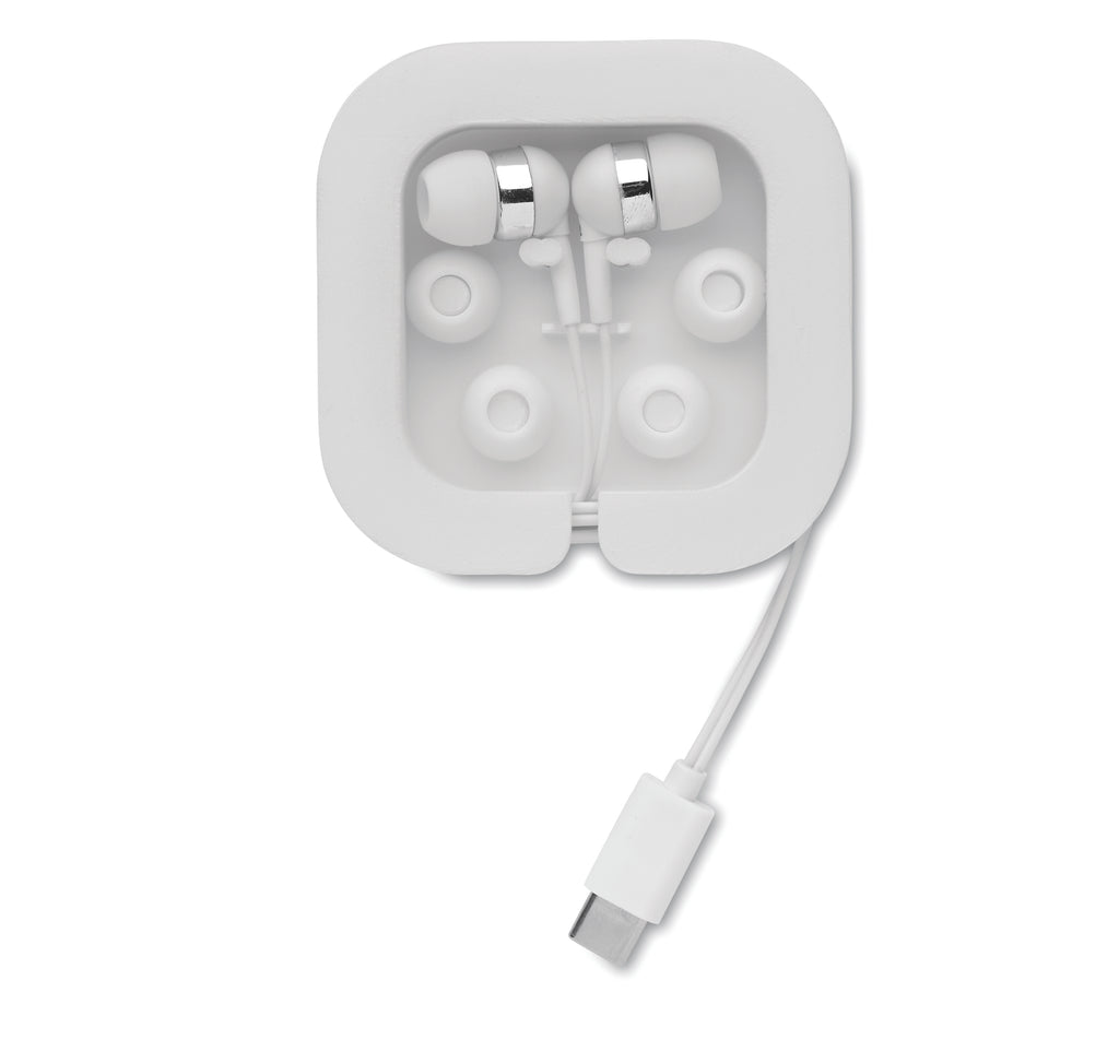 MUSISOFT C USB-C Earphones with Storage Case