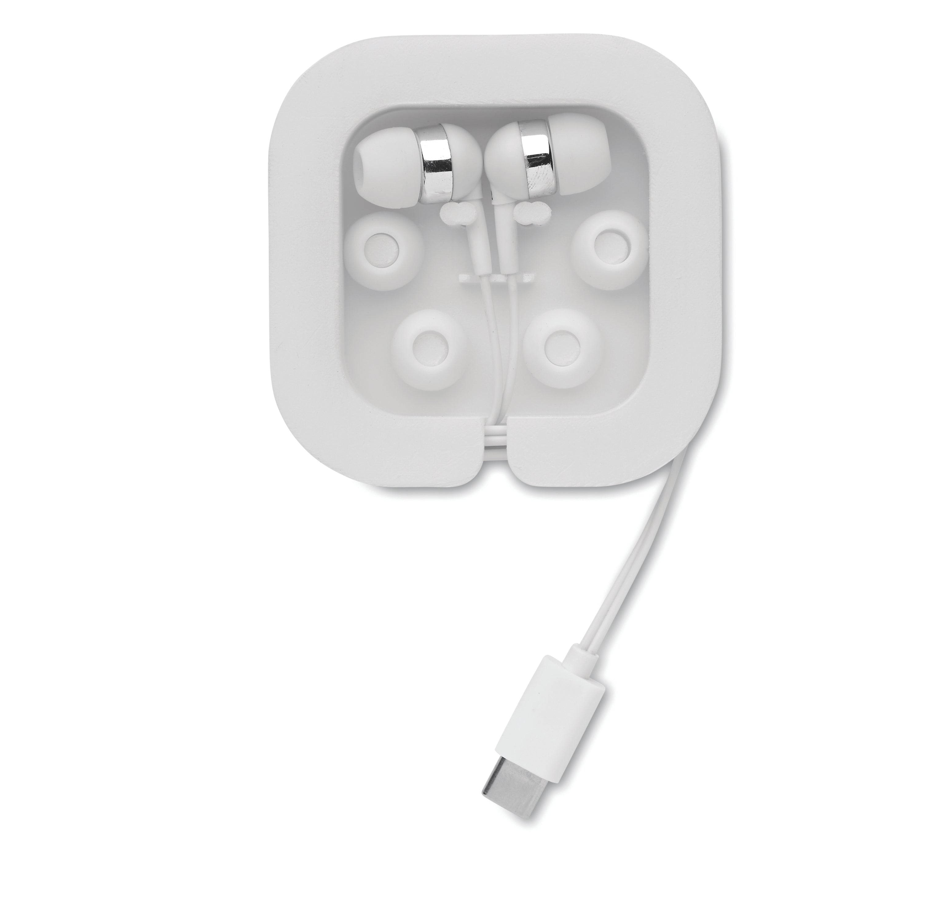 MUSISOFT C USB-C Earphones with Storage Case