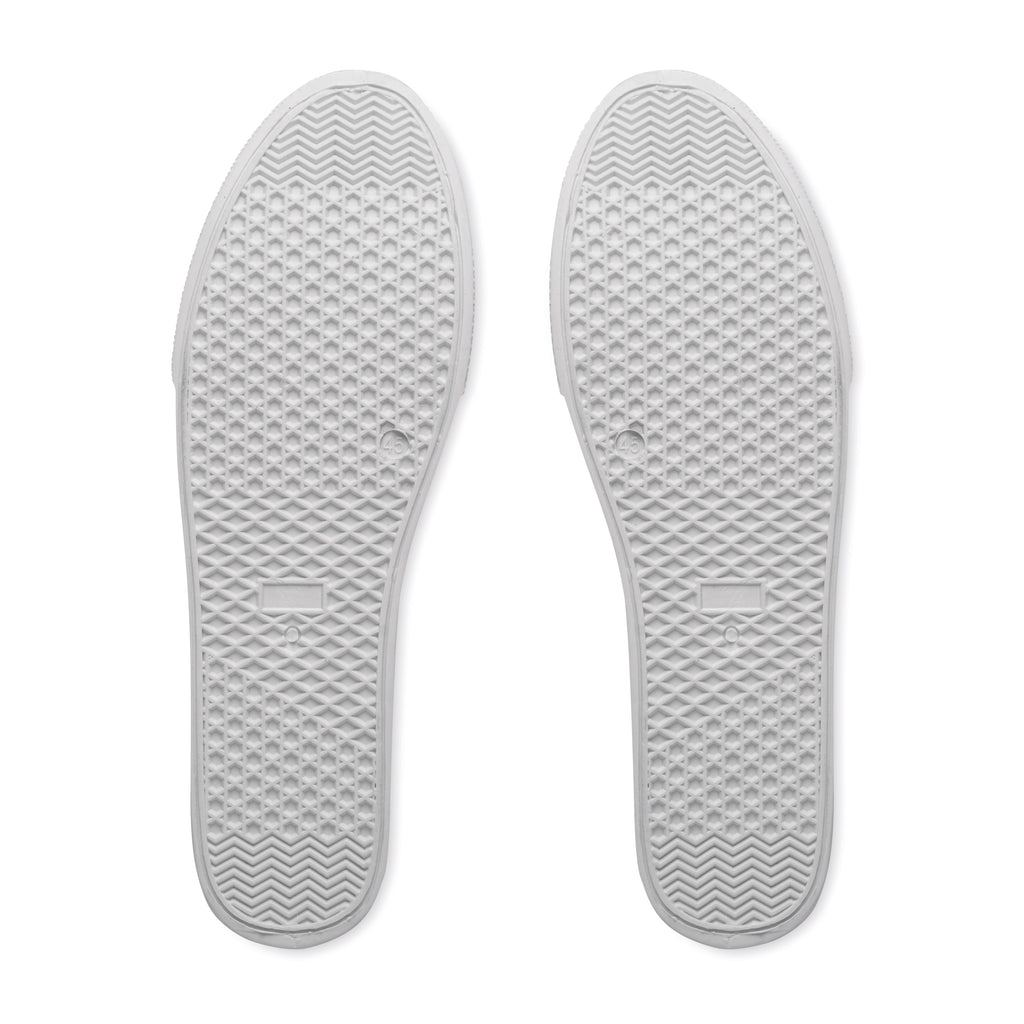 BLANCOS White Lightweight PU Sneakers Size 46