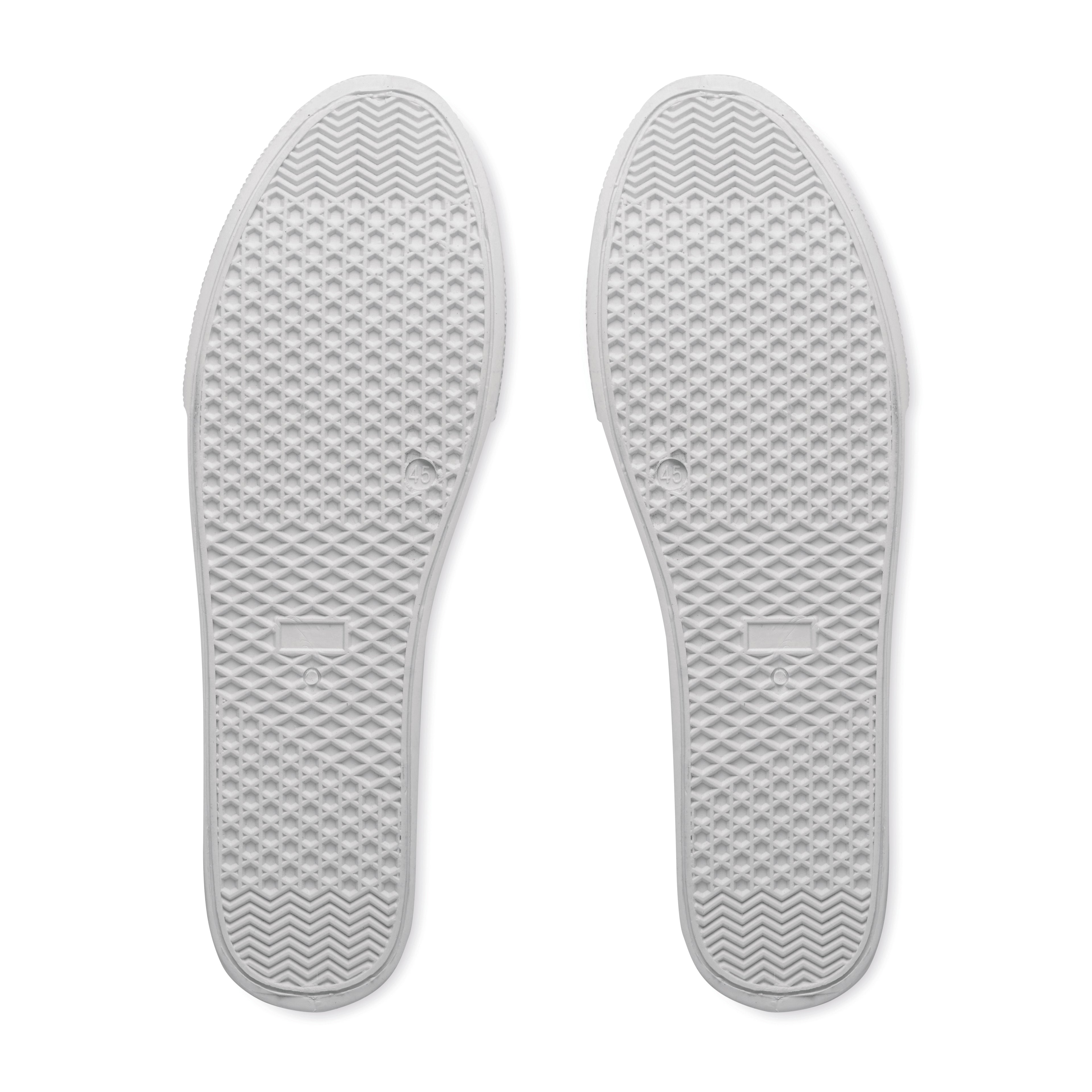 BLANCOS White Lightweight PU Sneakers Size 46
