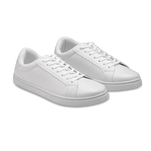 BLANCOS White Lightweight PU Sneakers Size 46