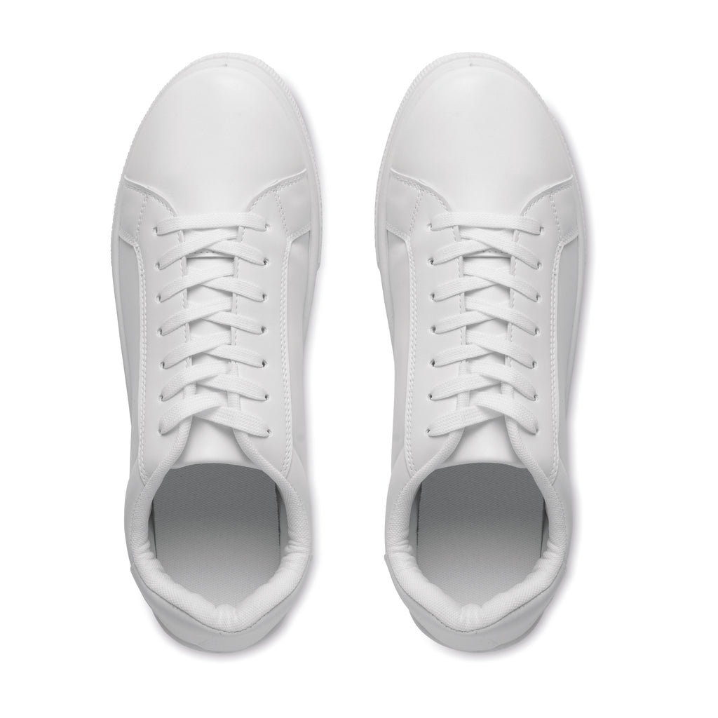 BLANCOS White Lightweight PU Sneakers Size 46