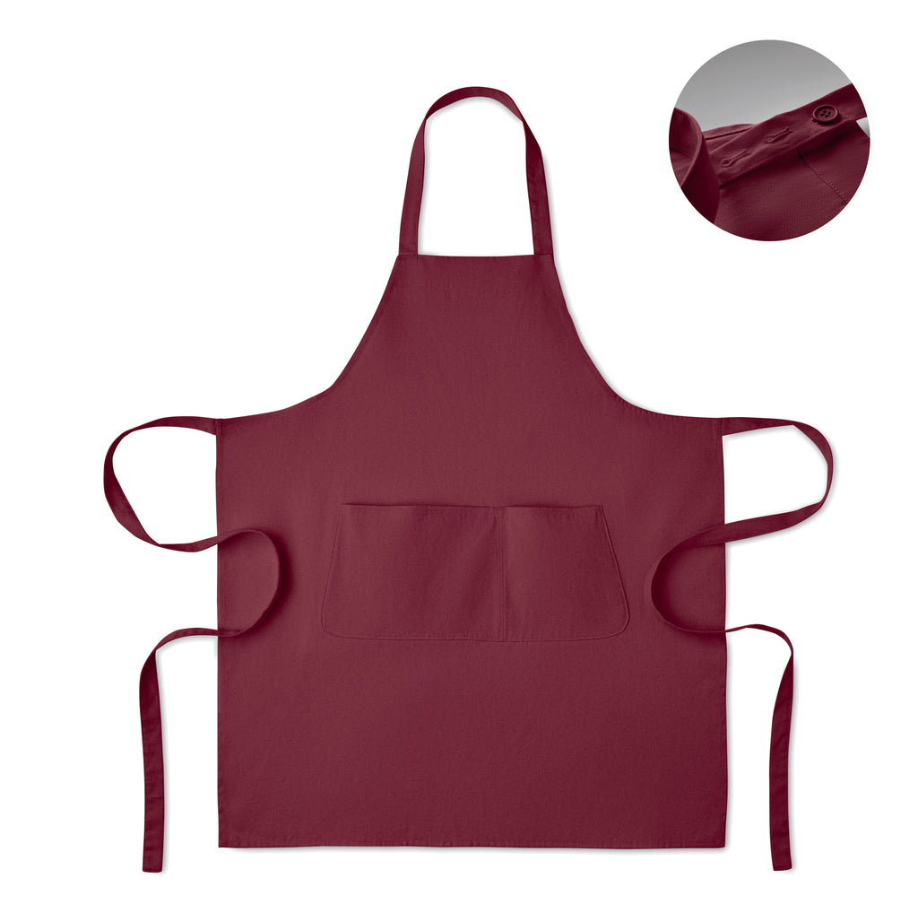 Gamma Adjustable Organic Cotton Bib Apron