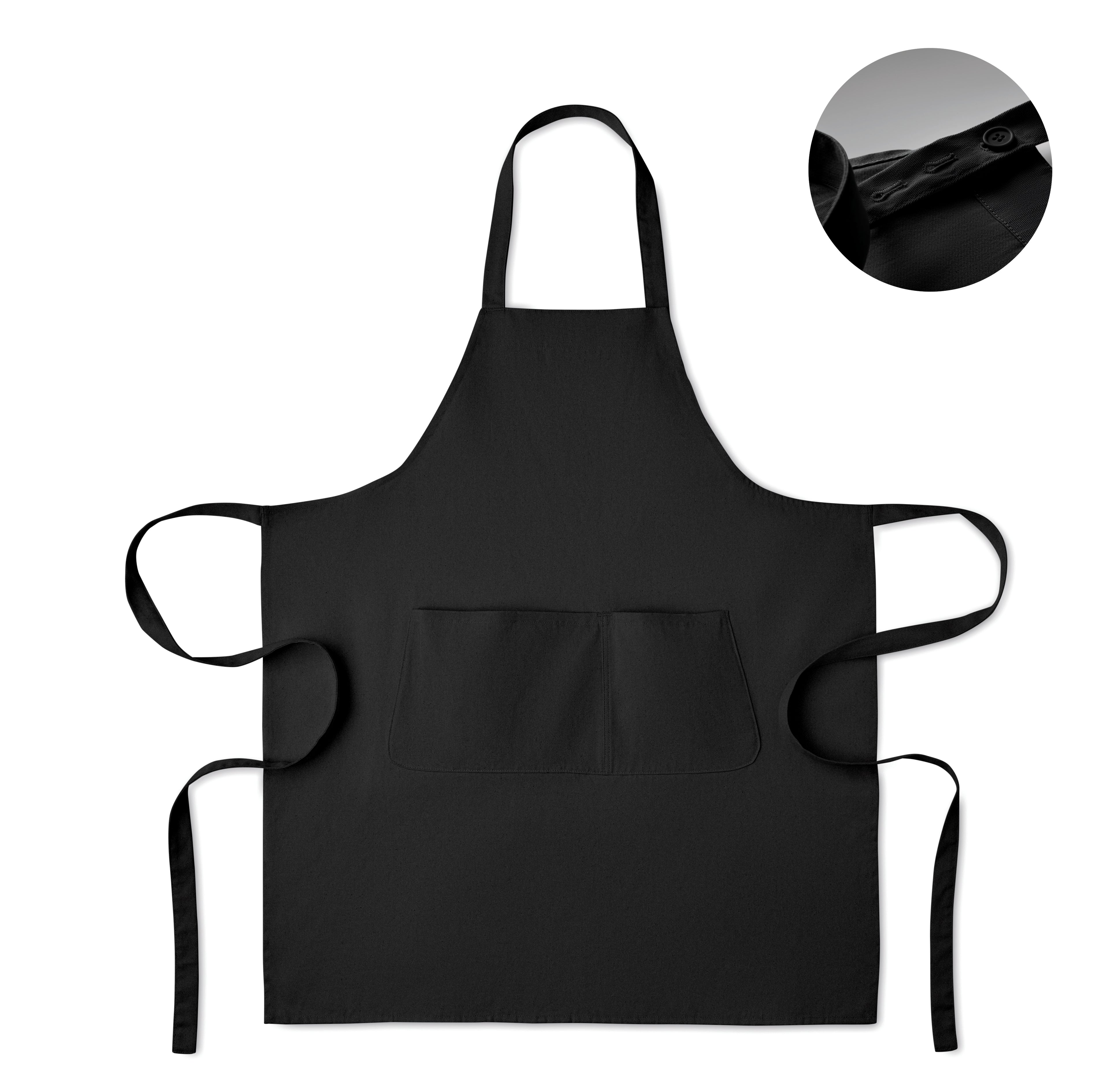 Gamma Adjustable Organic Cotton Bib Apron