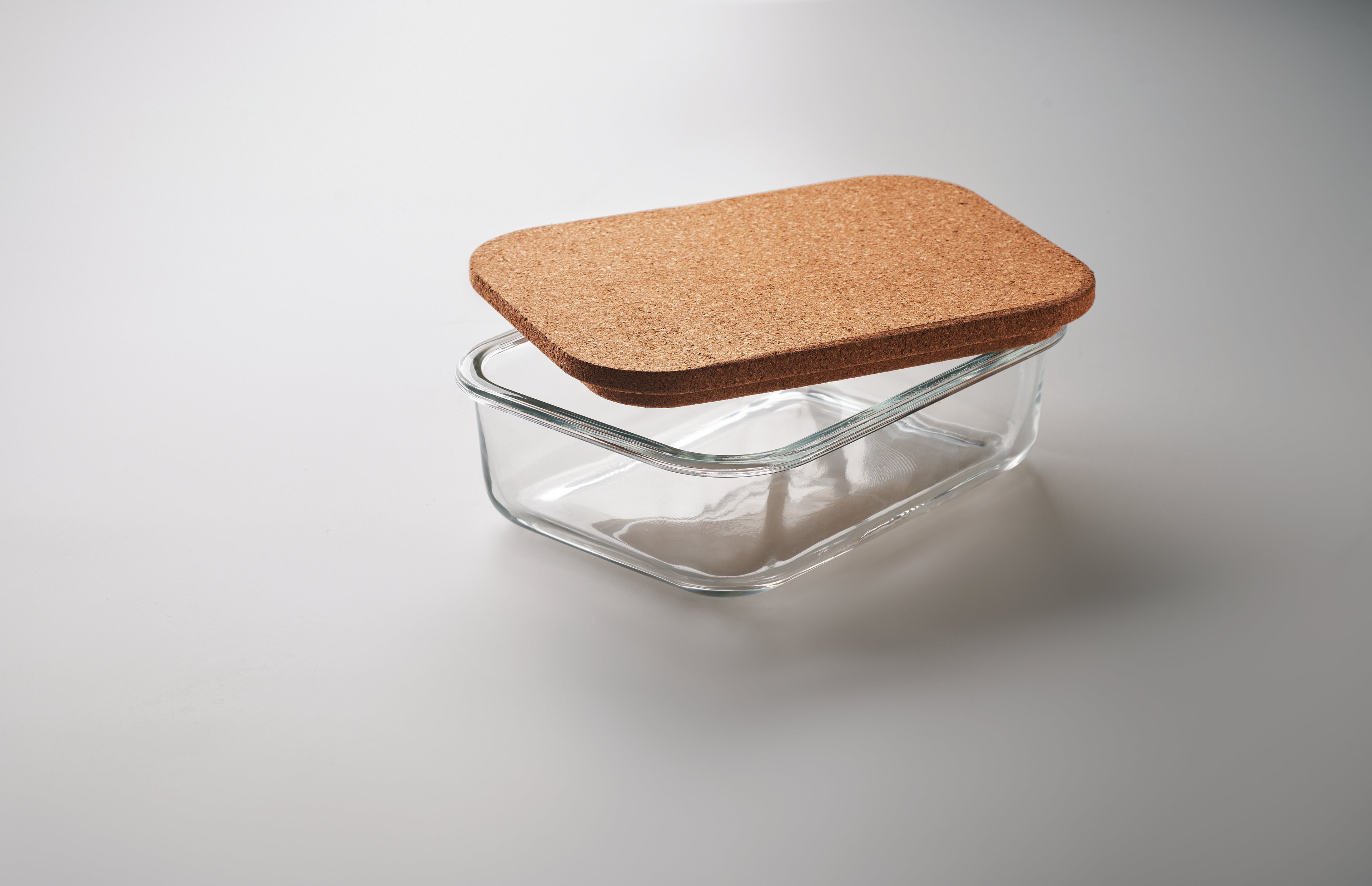 CANOA Glass Lunch Box with Cork Lid