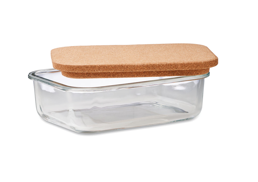 CANOA Glass Lunch Box with Cork Lid