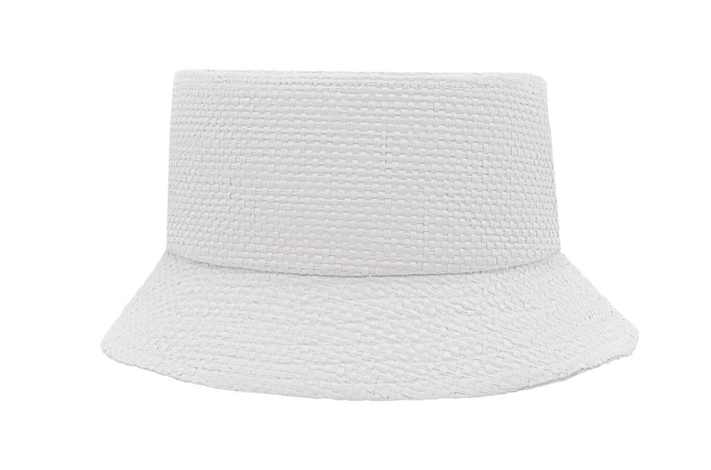 BILGOLA+ Brushed Cotton Paper Straw Bucket Hat