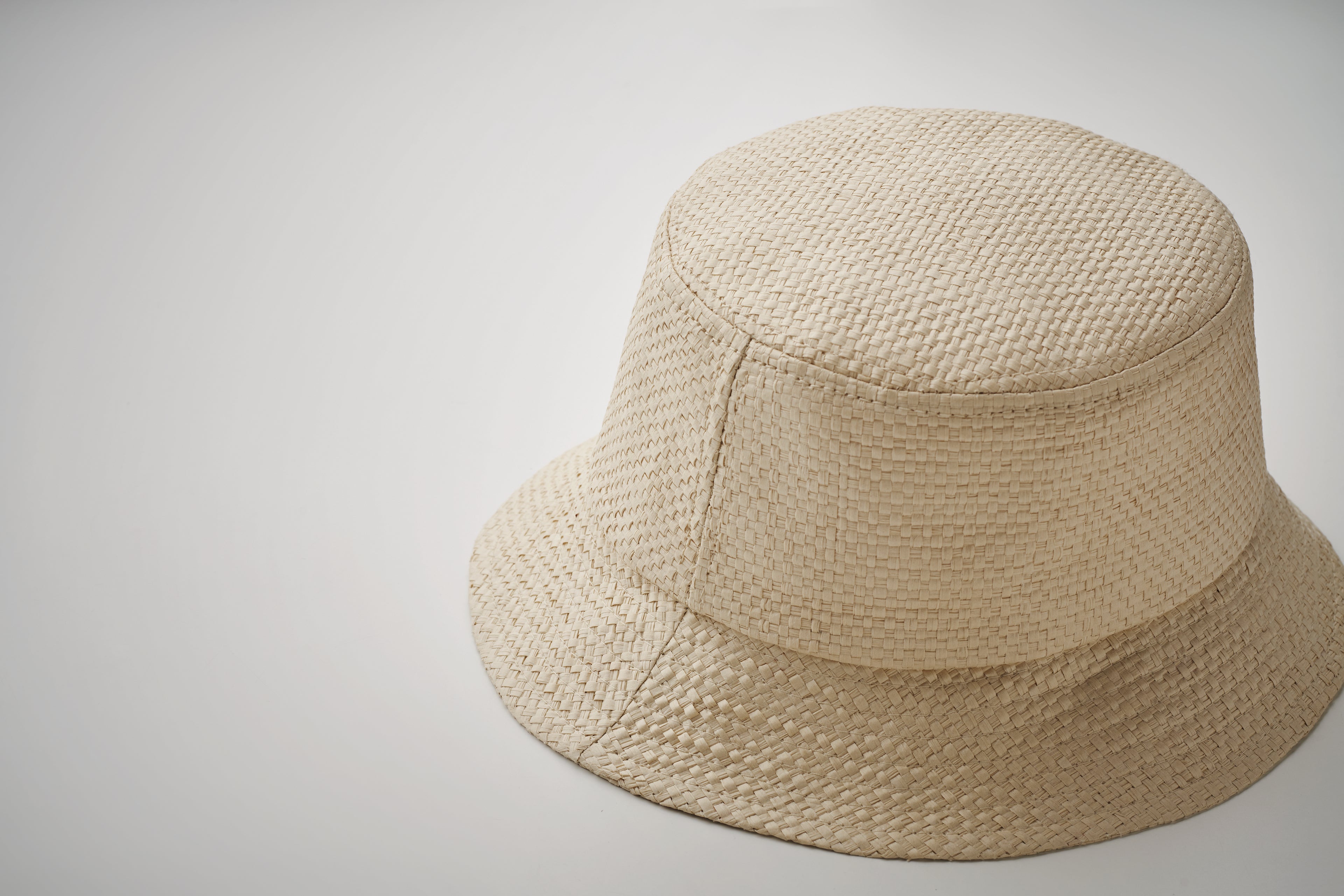BILGOLA+ Brushed Cotton Paper Straw Bucket Hat