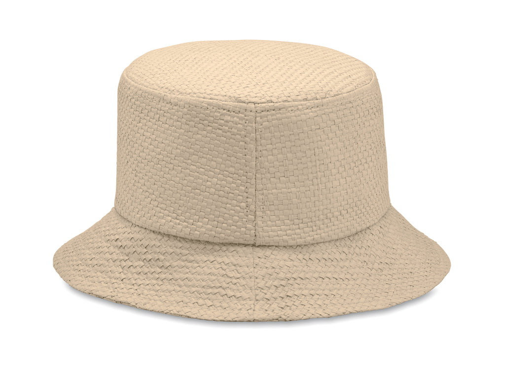 BILGOLA+ Brushed Cotton Paper Straw Bucket Hat