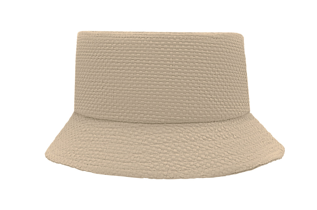 BILGOLA+ Brushed Cotton Paper Straw Bucket Hat