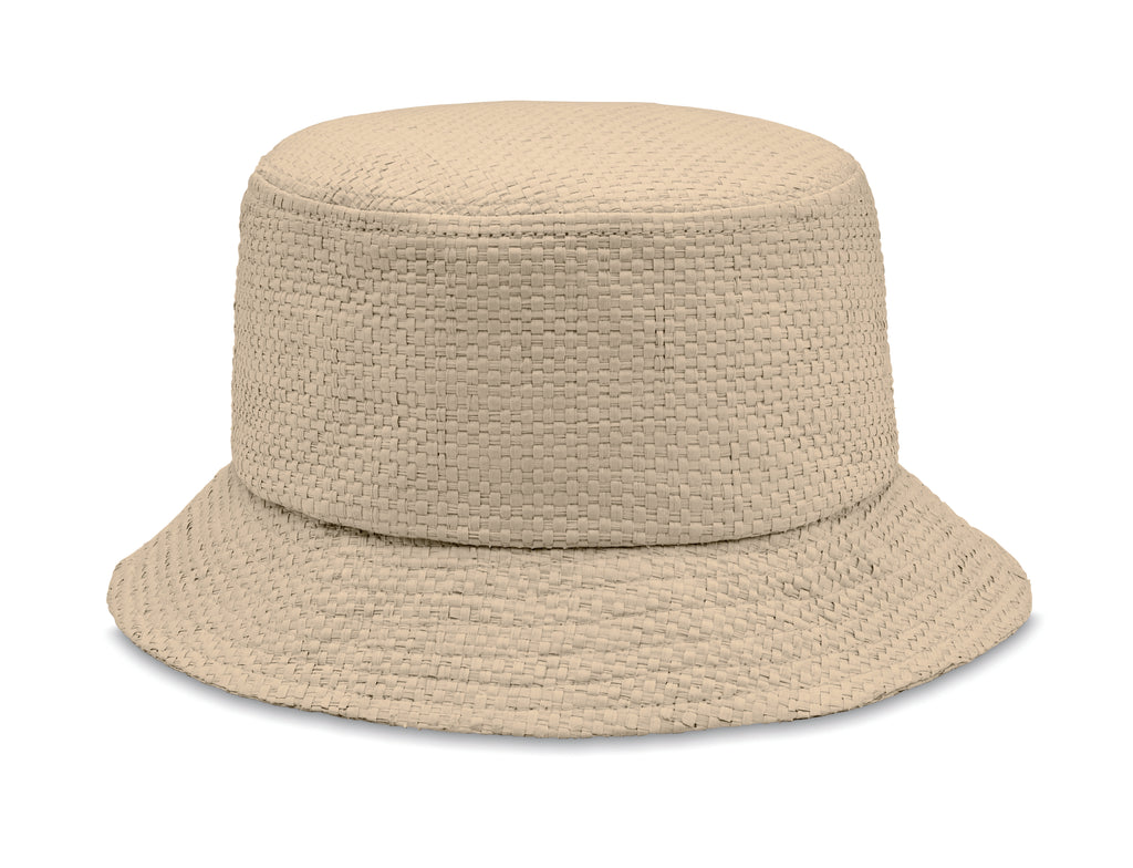 BILGOLA+ Brushed Cotton Paper Straw Bucket Hat