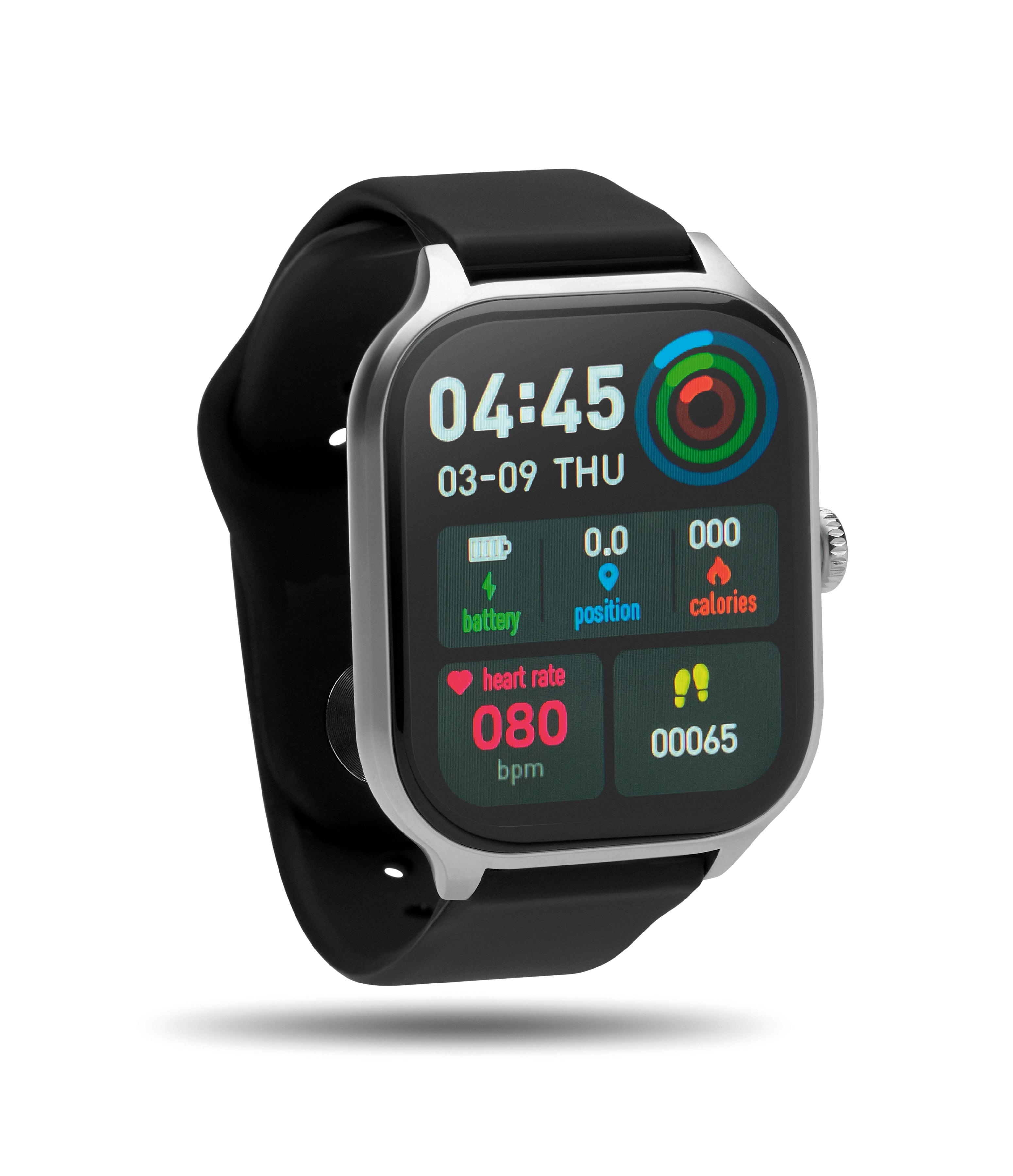 IRTO Smart Wireless Health Watch with Silicone Strap