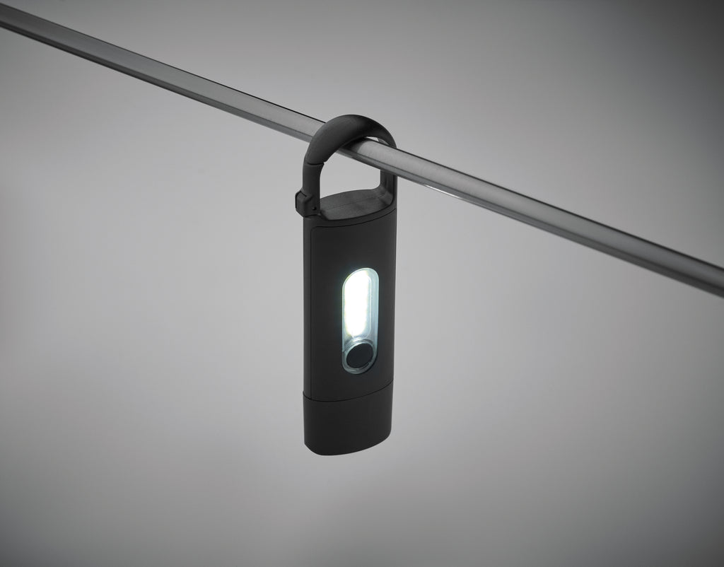 BLUZ Pocket Rechargeable COB Flashlight with Carabiner