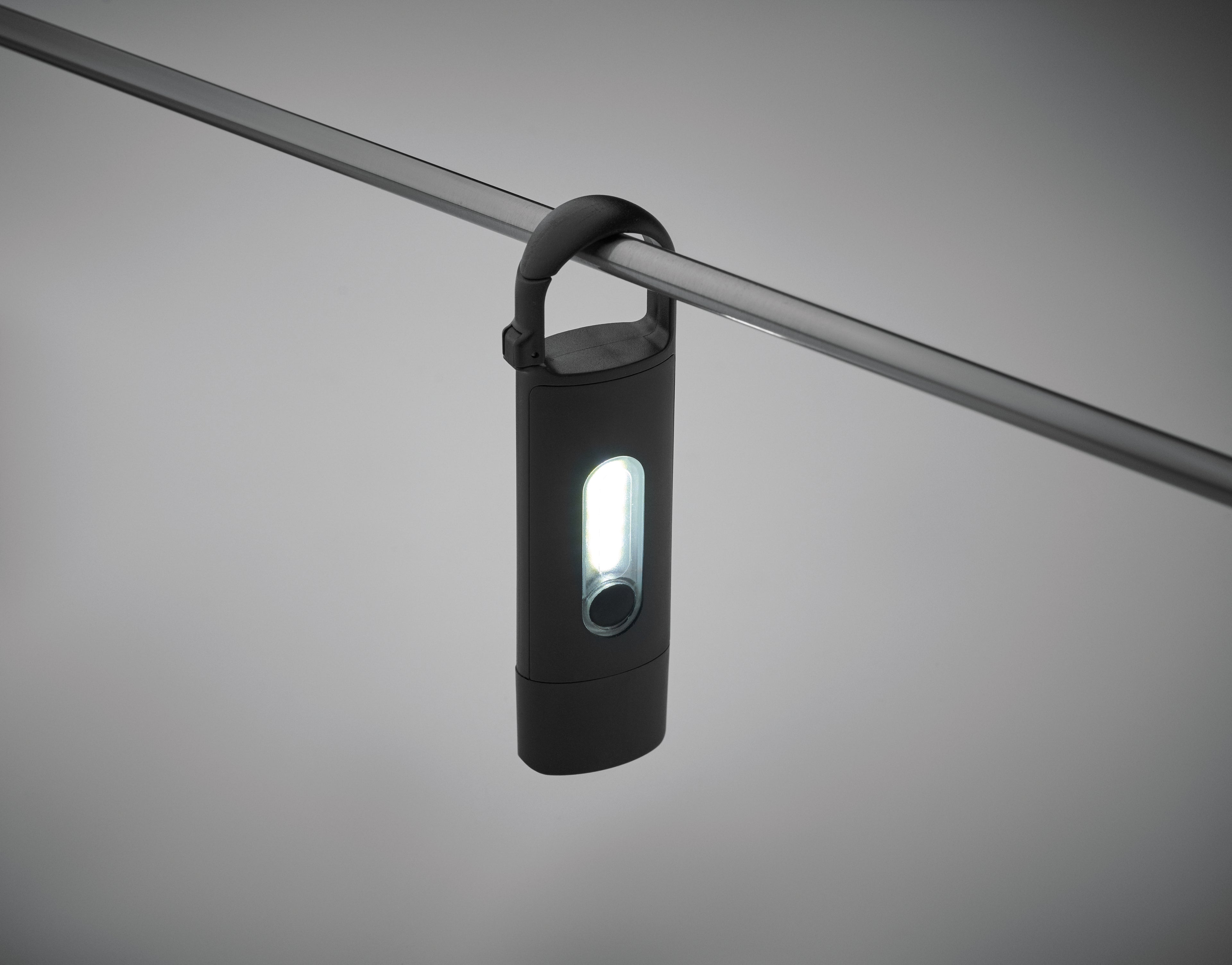 BLUZ Pocket Rechargeable COB Flashlight with Carabiner
