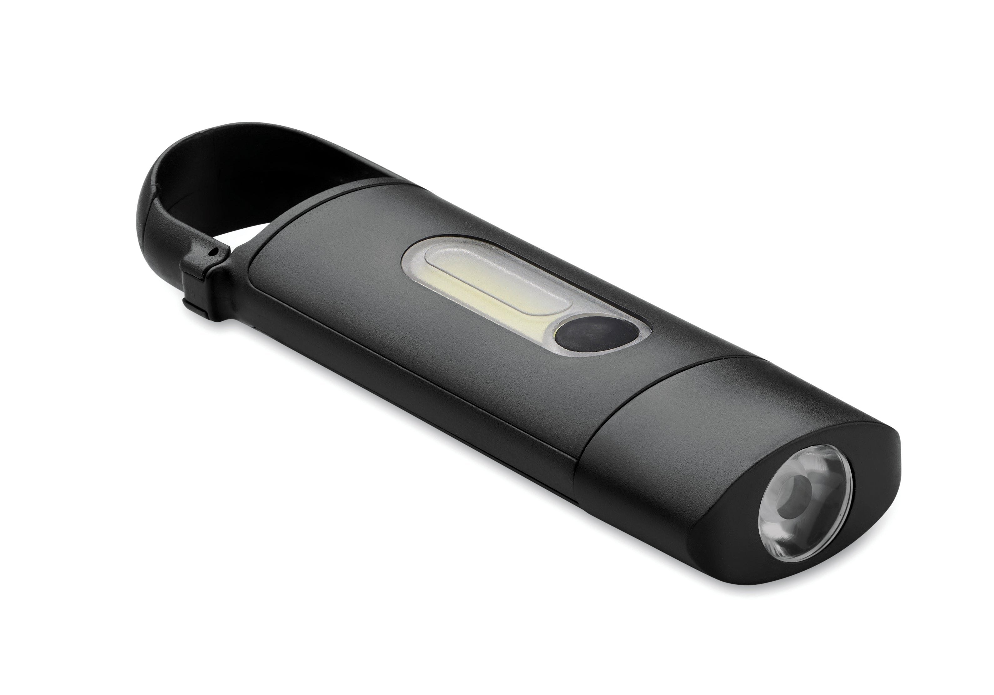 BLUZ Pocket Rechargeable COB Flashlight with Carabiner