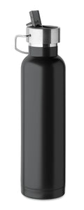 RIFLOW Recycled Stainless Steel Bottle 660ml with Straw