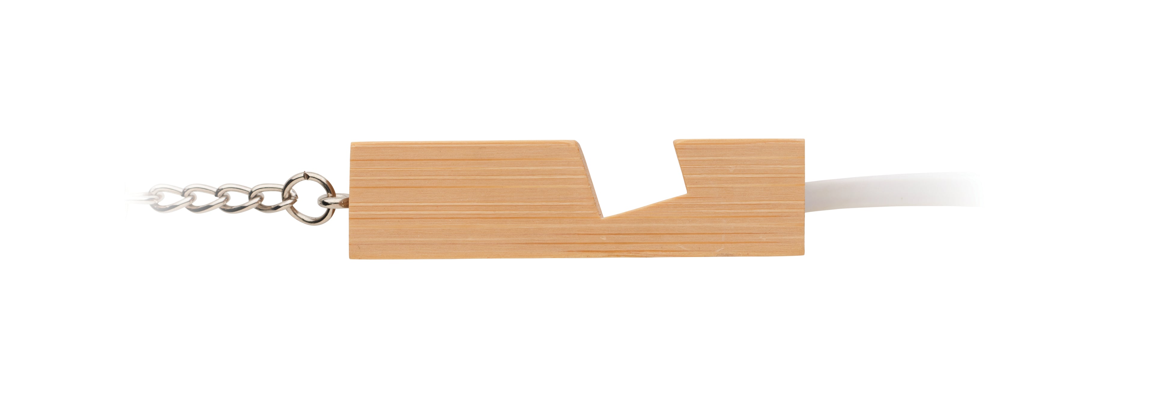 CLAUERC Bamboo Key Ring Phone Stand