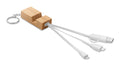 CLAUERC Bamboo Key Ring Phone Stand