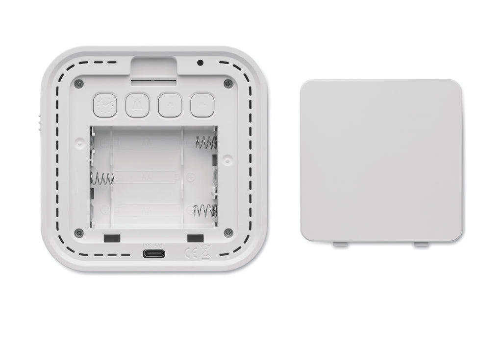 LUCE Recycled LED Alarm Clock with Ambient Light