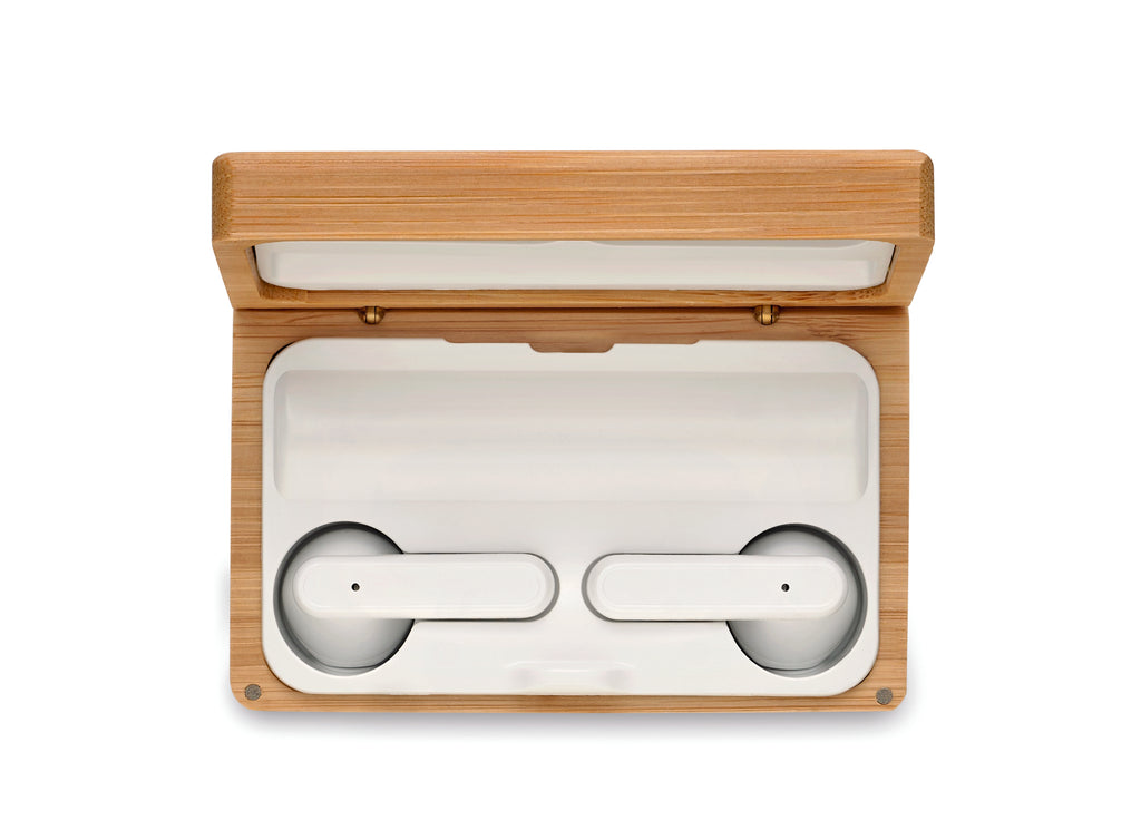 Orebam TWS Earbuds with Bamboo Charging Case
