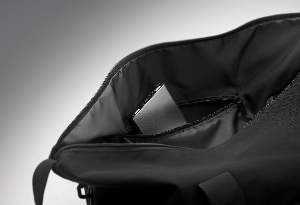 Koper Tote Recycled Weekend Bag with Trolley Holder