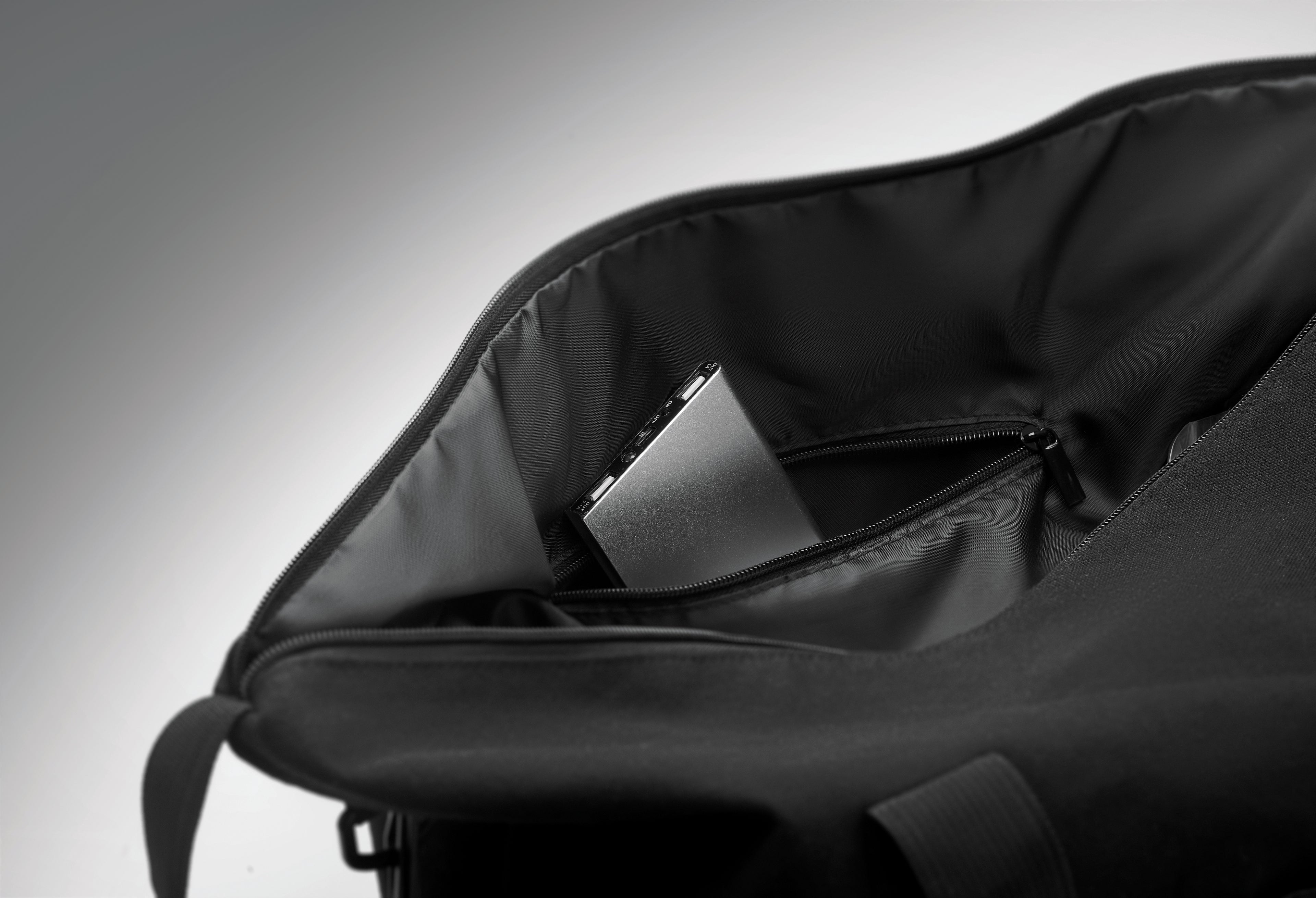 Koper Tote Recycled Weekend Bag with Trolley Holder
